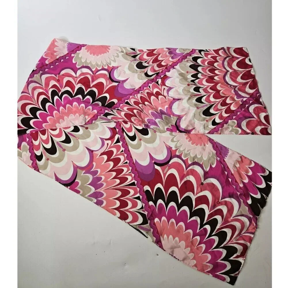 COLLECTION EIGHTEEN 100% SILK MULTICOLOR SCARF